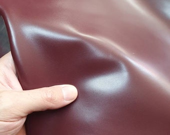 Cow soft Leather, Genuine cowhide plain Nappa skin for crafts and leather working thick. 1,1mm(3 oz)