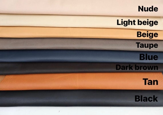 Genuine Pigskin Leather Lining: Thin, Resin-Finished Pig Leather (0.6mm 1,5 oz)