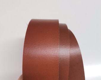 Leather straps for belts, Genuine leather straps for crafts, thickness 3,5cm(8 1/2 oz) length 130cm(51 inches)