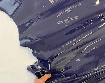 Glossy Cow Patent Leather Sheet: Soft Italian Leather (1.0mm 2,5 oz)