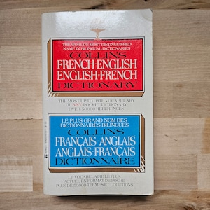 Collins Französisch-Englisch Englisch-Französisch Wörterbuch Français-Anglais Anglais-Français Dictionnaire Berkley Books NY