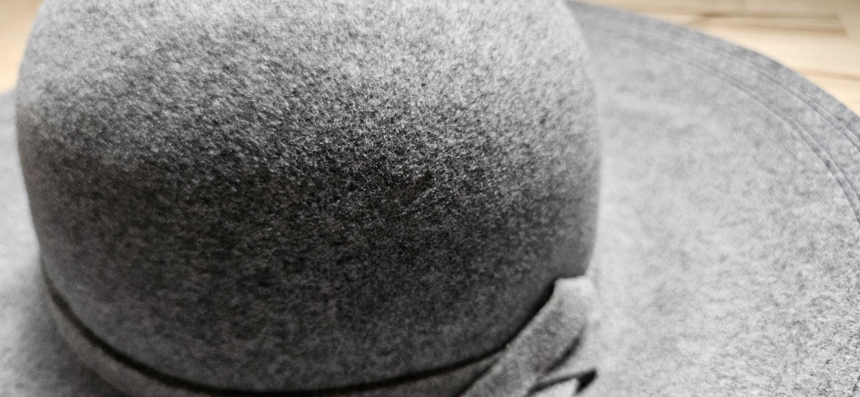 Vintage Betmar NY 100% wool hat with tie winter warm gray one size Betmar One Size 100% Wool Hats for Women for sale | eBay main image 4