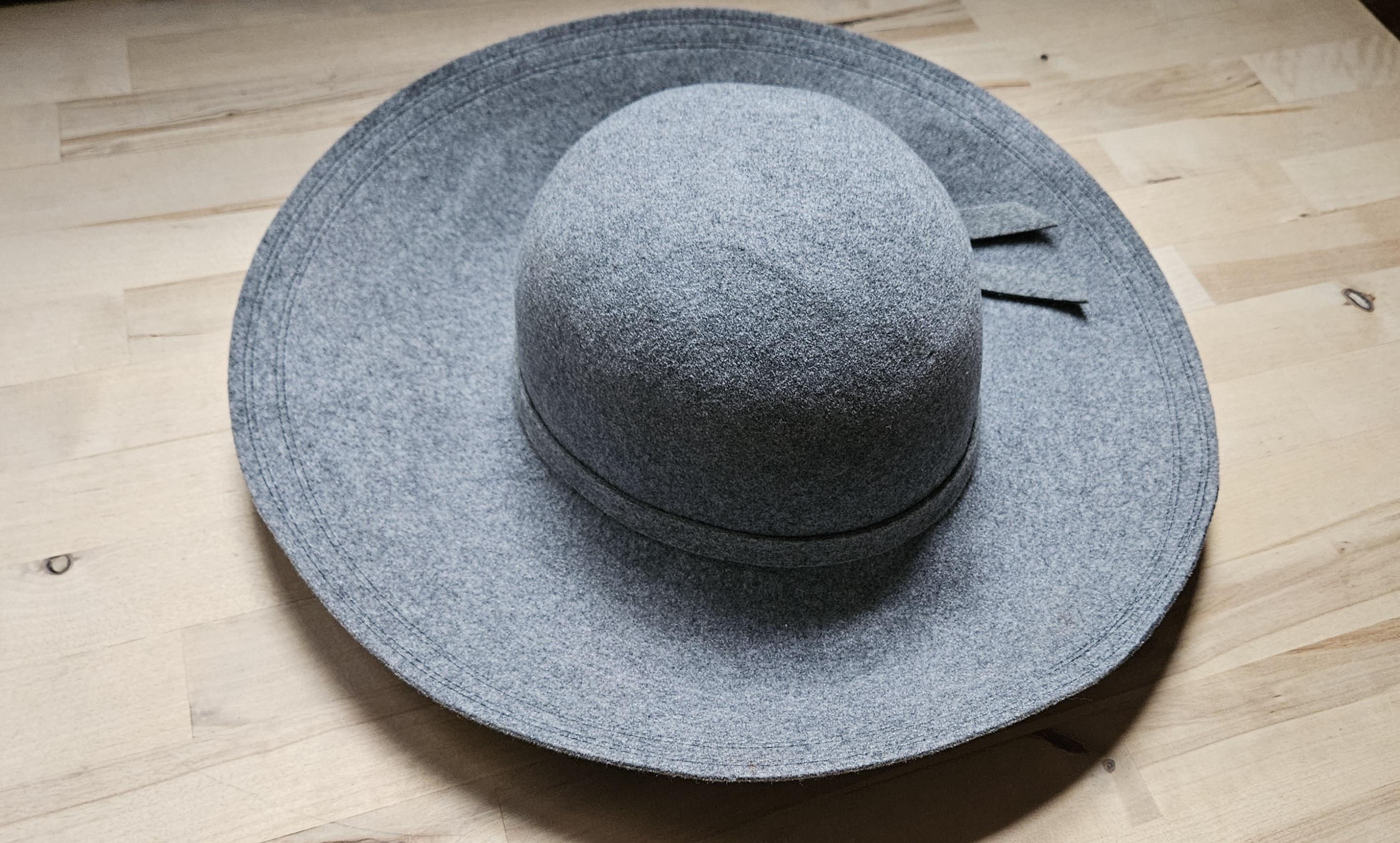 Betmar New York Grey Wool Hat Vintage Betmar New York Gray 100% Wool Women main image 2