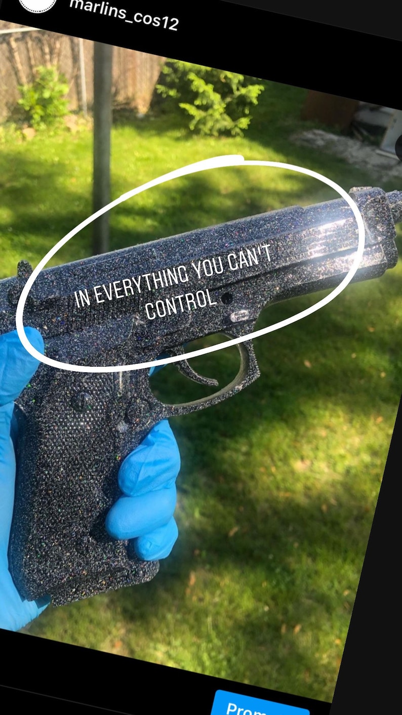 Glitter Resin guns Etsy