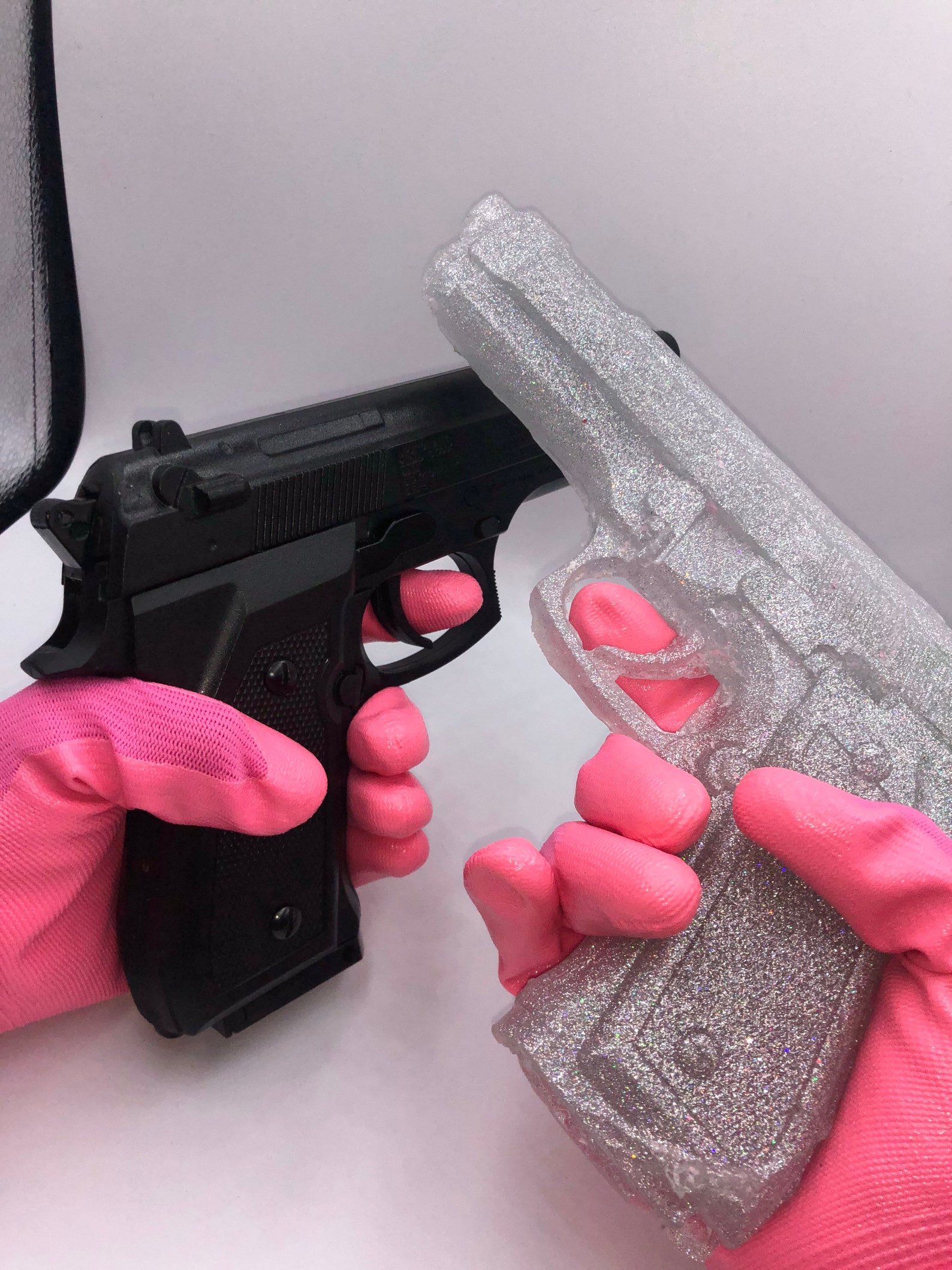 Glitter Resin guns Etsy