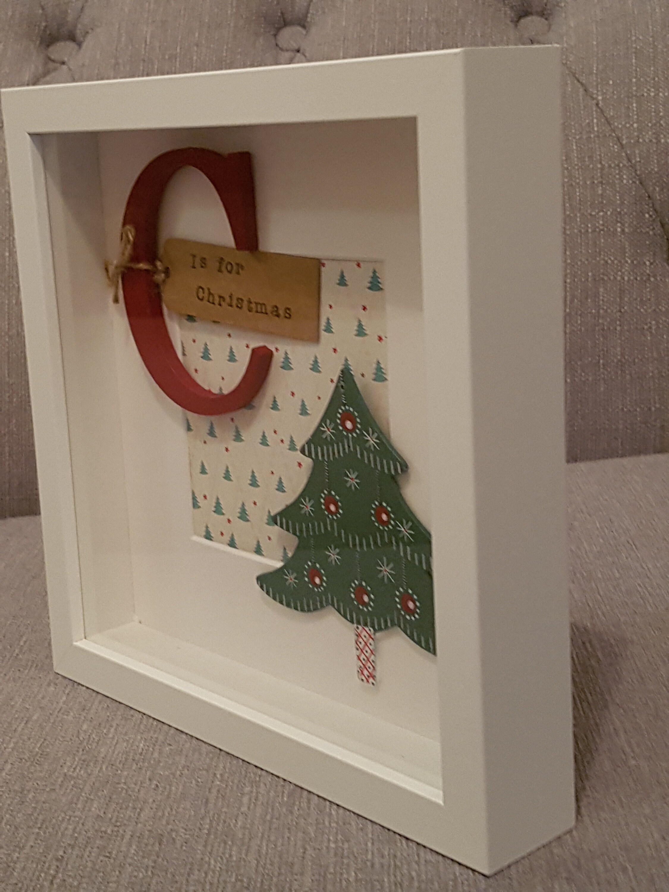 Christmas Box Frame, Christmas Gift, Christmas Gift Box Frame