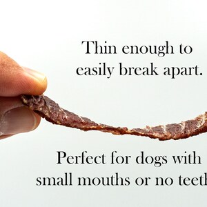 Dog Treat Beef Jerky, Dehydrated Dog Treats, Healthy Dog Treats, Puppy Treat, All Natural Dog Treats, Handmade Dog Treat, Dog Obsessed Treat image 2