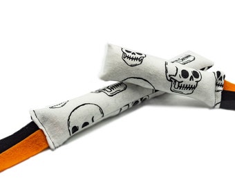 Skull Pattern Kitty Kick Stick with Organic Catnip, Cat Toy, Cat Kicking Stick, 12 and 7 inch Cat Toy, Kicker Stick, Cat Kicker Toy
