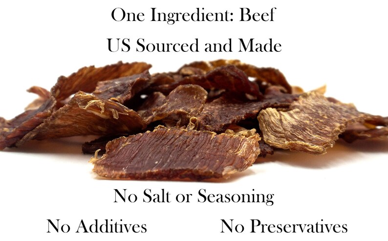 Dog Treat Beef Jerky, Dehydrated Dog Treats, Healthy Dog Treats, Puppy Treat, All Natural Dog Treats, Handmade Dog Treat, Dog Obsessed Treat image 3