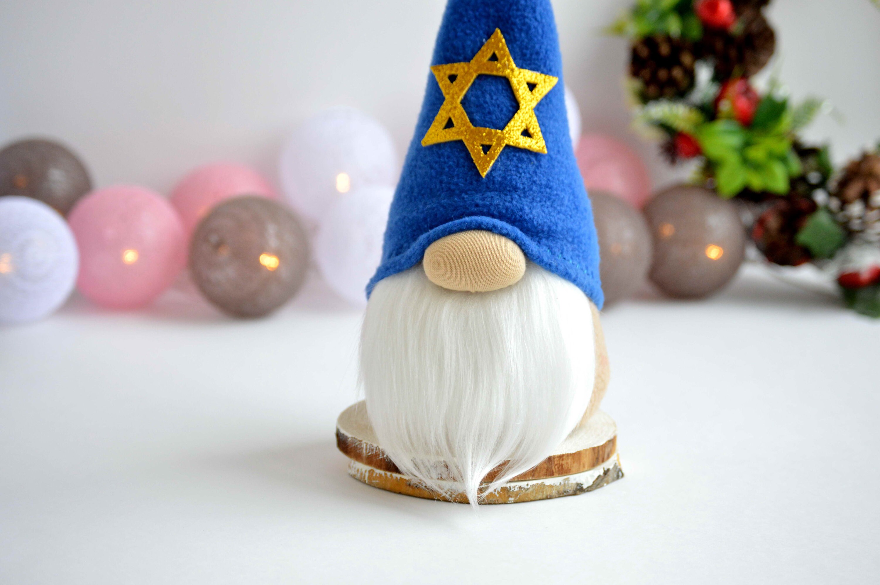 Jewish Gnome Hanukkah Gnome / Star of David Gnome Etsy