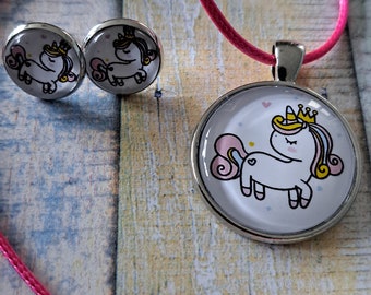 Schmuckset Mädchen, Pony