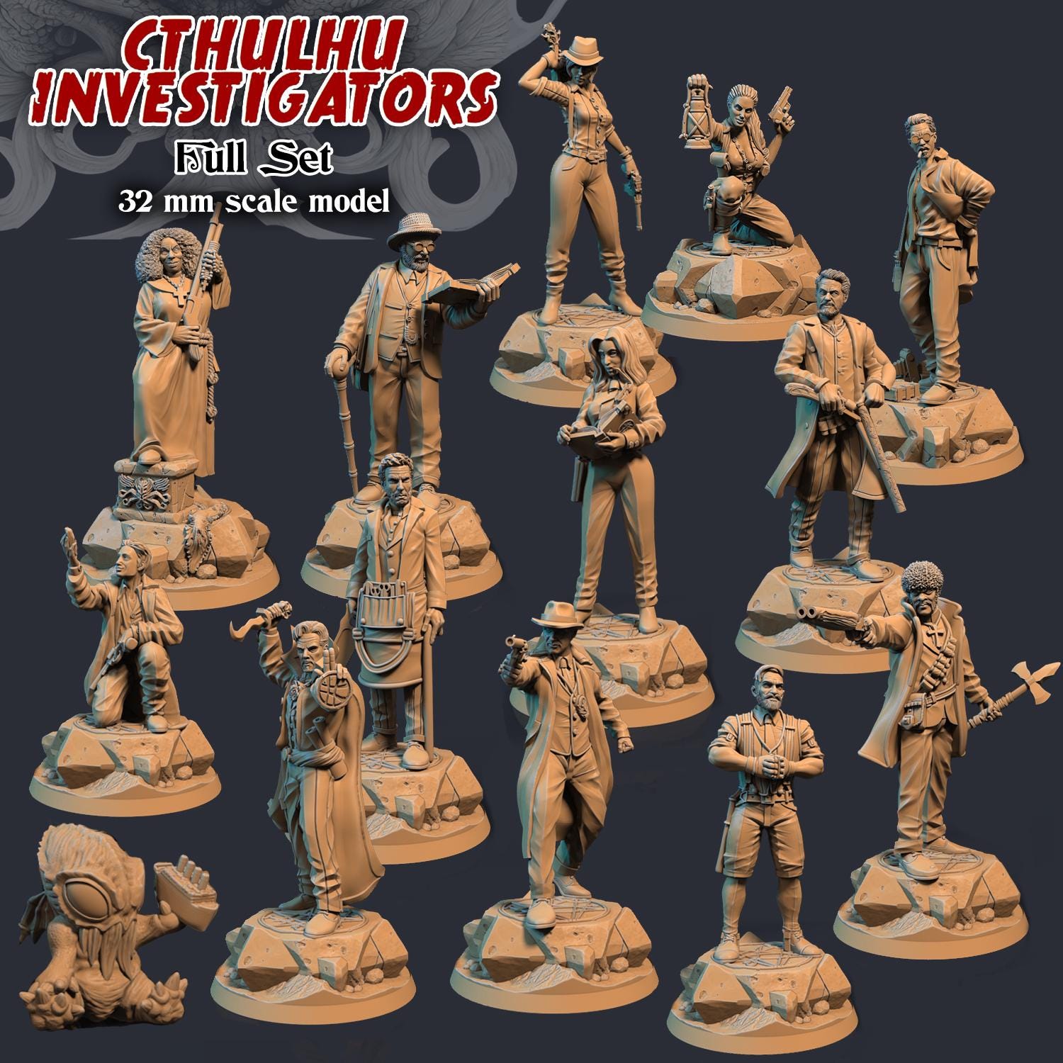 Cthulhu rpg miniatures - Etsy 日本