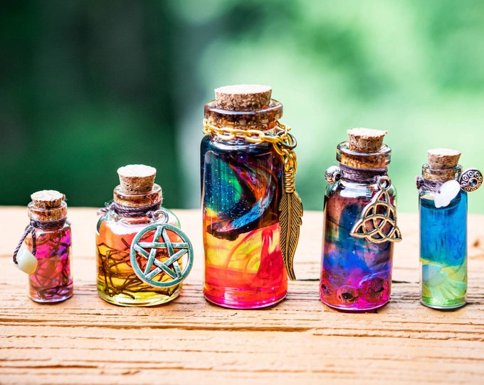 Set 1 Apothecary Potion Stand With 6 Potion Test Tubes, Magic Potion