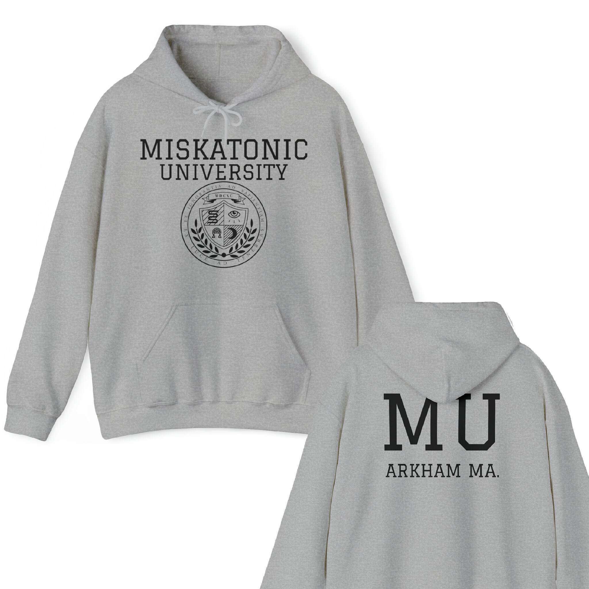 Cthulhu Miskatonic University Unisex Heavy Blend Hooded Sweatshirt Etsy Canada