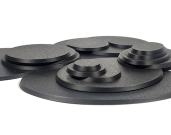 Magnetische miniatuurbasissen – ronde/ovale maten voor wargaming-tafelblad-RPG's