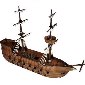 Modular Magnetic Ship | 28mm Wargame RPG Miniature DND Warhammer