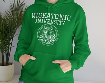 Cthulhu Miskatonic University Unisex Heavy Blend Hooded Sweatshirt