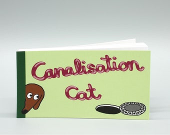 Gato de canalización de flipbook