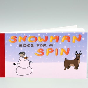Libro sfogliabile Pupazzo di neve fa un giro