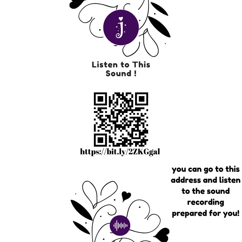 Custom Sound Wave Necklace With Qr Code Voice Recording Qr Etsy