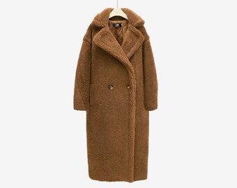 maxi teddy bear coat