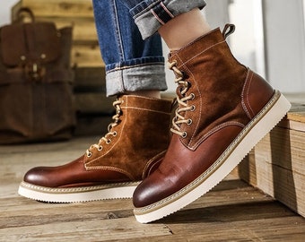 mens boots moc toe