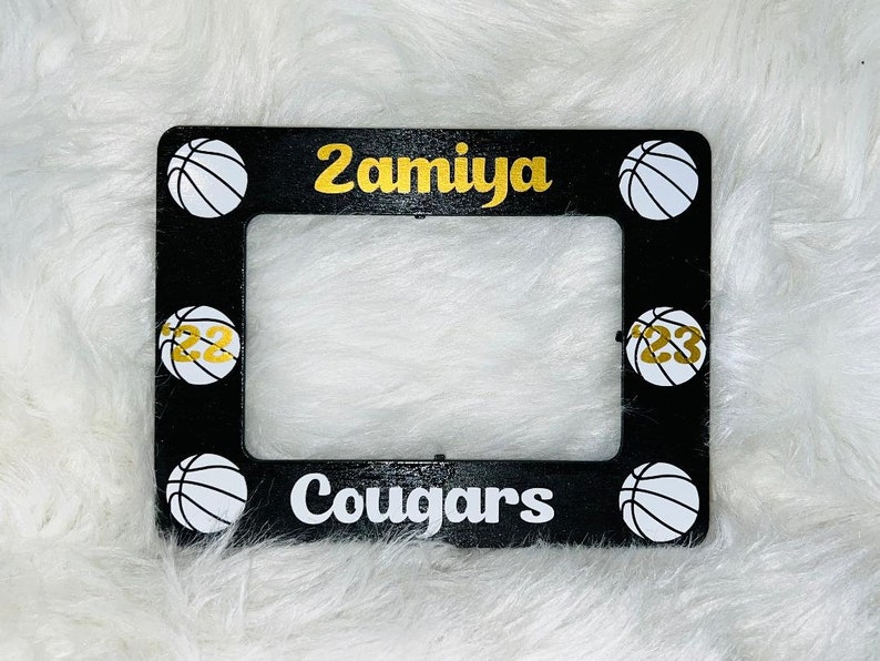 Team Gift Team Photo Frame Basketball Team Coach Gift Picture Frame Personalized Frame Sports Frame image 1