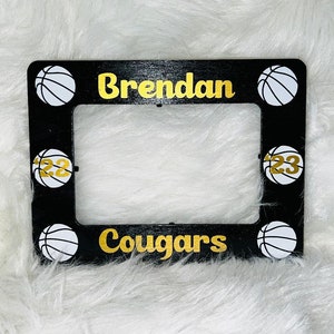 Team Gift Team Photo Frame Basketball Team Coach Gift Picture Frame Personalized Frame Sports Frame image 2