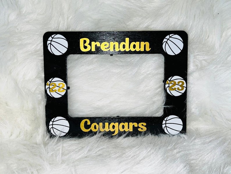 Team Gift Team Photo Frame Basketball Team Coach Gift Picture Frame Personalized Frame Sports Frame image 2