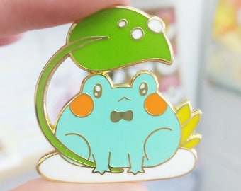 Cute rain frog - Enamel pin