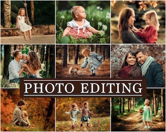 Photo Editing Service, Image Manipulation, Portrait, Family, Wedding, Love Story, Baby Photo Retouching, Enhance Pictures, Replace Color
