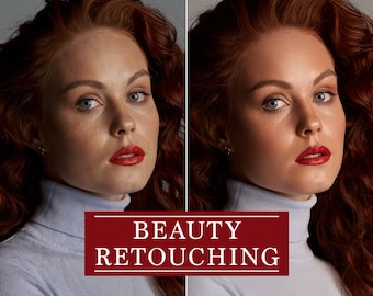 Beauty Retouching, Professional Image Editing Service, Portrait, Fashion, Editorial Photo Retouch, Face and Body Touch Up, Glowing Skin