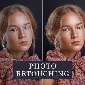 Photo Retouching Service, Professional Image Editing, Beauty, Portrait, Fashion, Editorial, Face and Eyes Touch Up, Clean Up Skin, Portrait