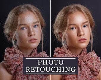Photo Retouching Service, Professional Image Editing, Beauty, Portrait, Fashion, Editorial, Face and Eyes Touch Up, Clean Up Skin, Portrait