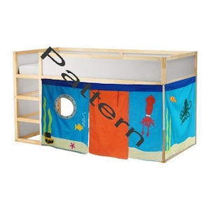 Underwater Bed Playhouse Pattern / Kura bed playhouse / Bed curtain pattern