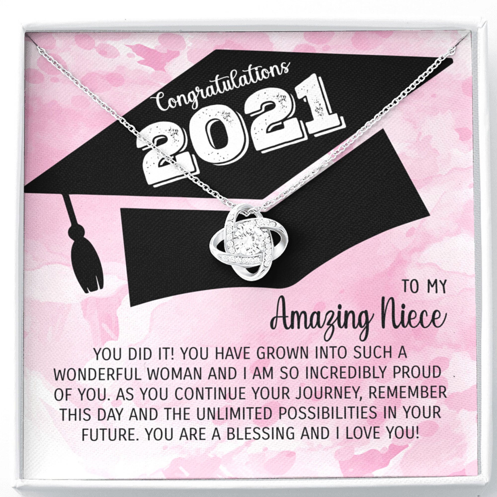 Niece Graduation Gift for Niece From Aunt Graduation Necklace Etsy UK