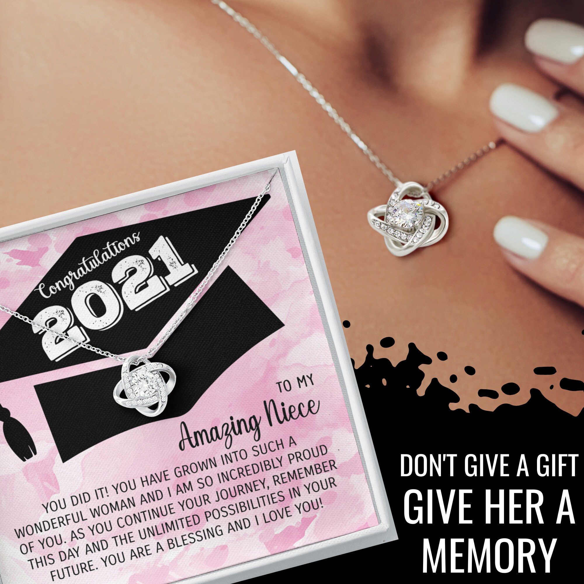 Niece Graduation Gift for Niece From Aunt Graduation Necklace Etsy UK