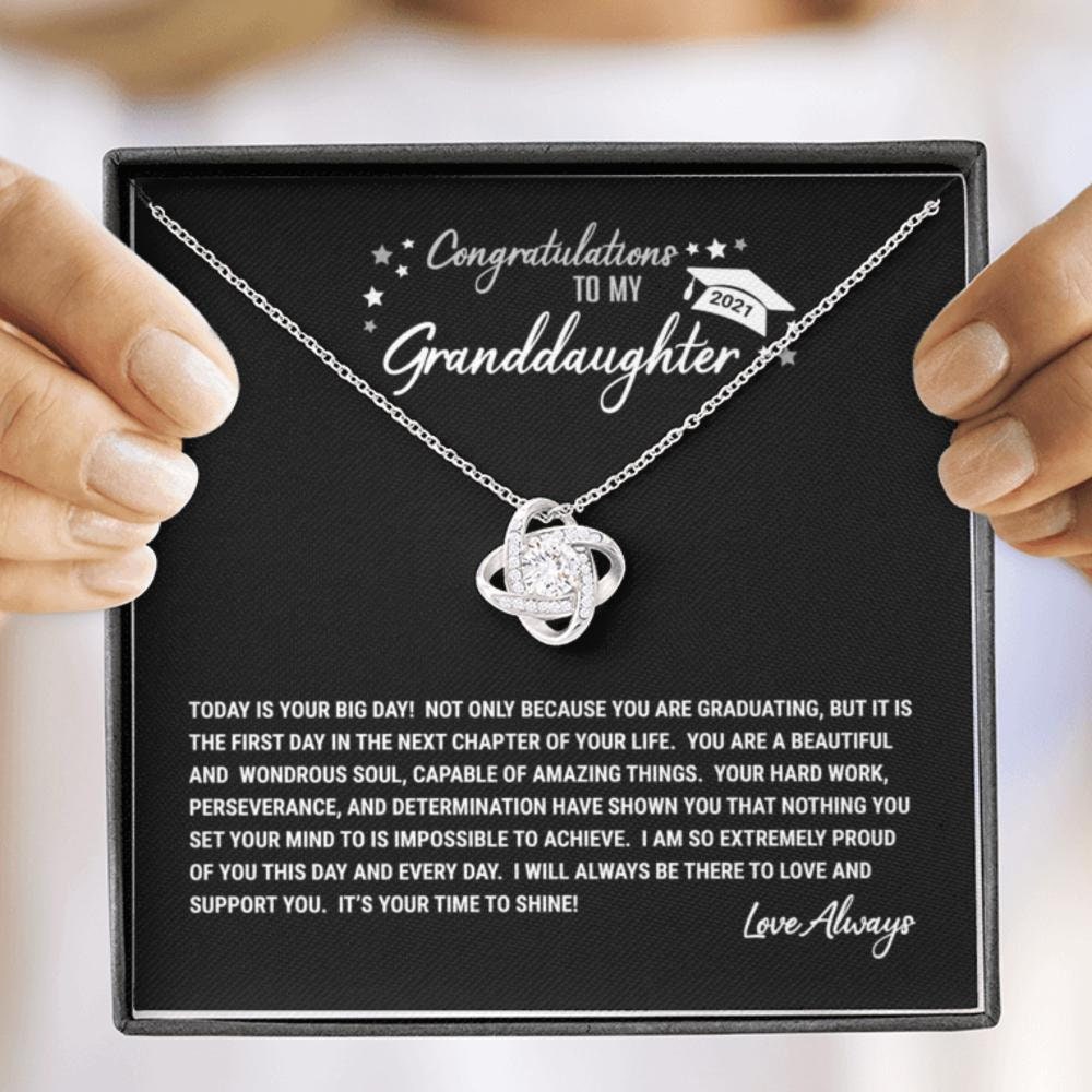 Graduation Gift For Granddaughter Graduation Gift Necklace Etsy