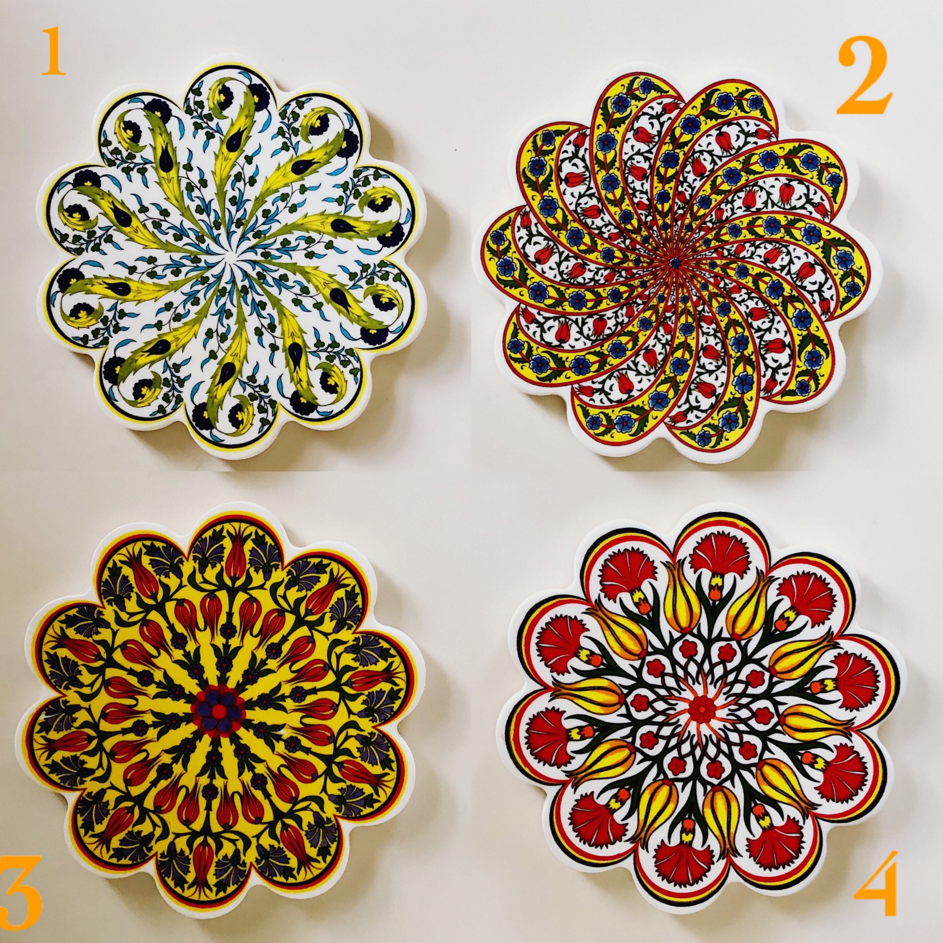 Trivet For Hot Dishes Ceramic Tile Trivet for Hot Pot Etsy