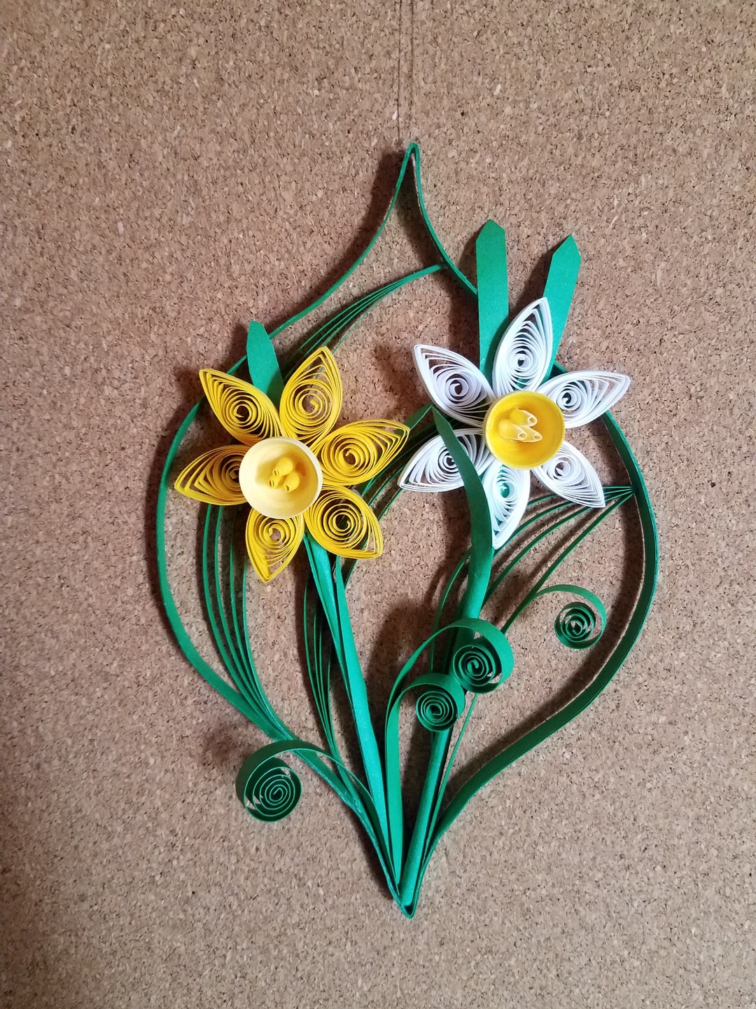 Quilled Daffodils Etsy