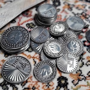 Dune: Imperium *METAL* Solari Coin Set | 28 Coins | Late May Batch Pre-Order