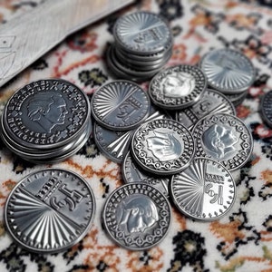 Dune: Imperium *METAL* Solari Coin Set | 28 Coins | Late May Batch Pre-Order