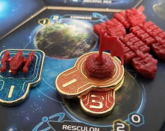 Twilight Imperium | Geëmailleerde metalen muntensets infanterie en jager | Pre-order | Kan worden uitgebracht
