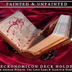 Soporte para mazo de Necronomicon para Arkham Horror: El juego de cartas y Eldritch Horror