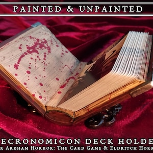 Necronomicon Deck Holder for Arkham Horror: The Card Game and Eldritch Horror