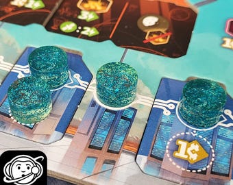 SETI | Gegevenstokenset van epoxyhars met glitters