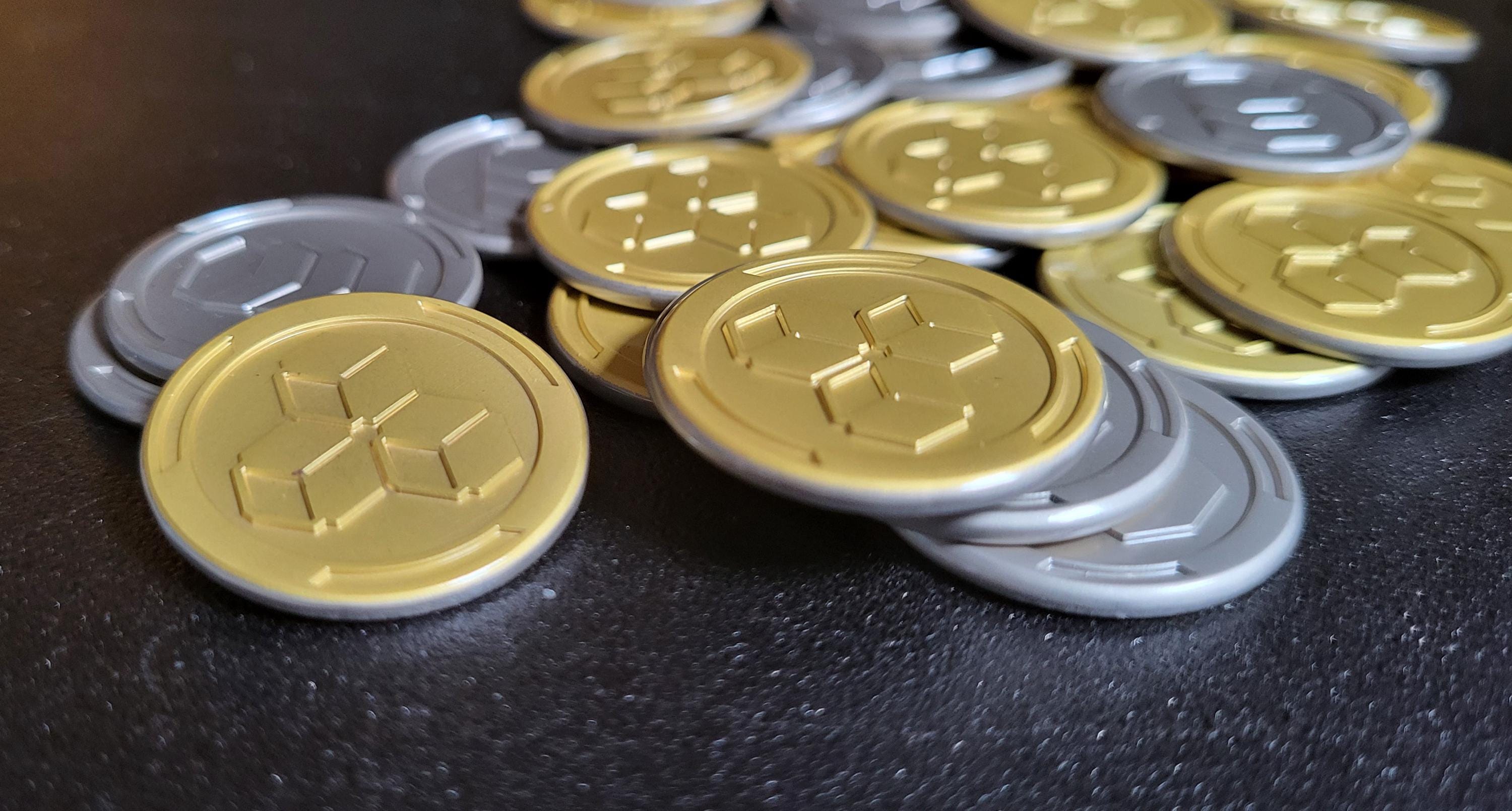 Twilight Imperium | Trade Good and Commodity Double-sided Metal Token Set |  Pre-order | January Pre-order for Enameled Tokens - Etsy