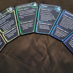 Twilight Imperium | Set of Metal Strategy Cards