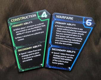 Twilight Imperium | Herziene Thunder's Edge-strategiekaarten