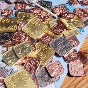 Ark Nova | Deluxe Metal Coin Upgrade Set